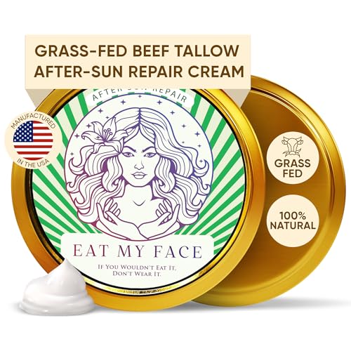 Eat My Face Grass Fed Beef Tallow Cream Aloe Vera...