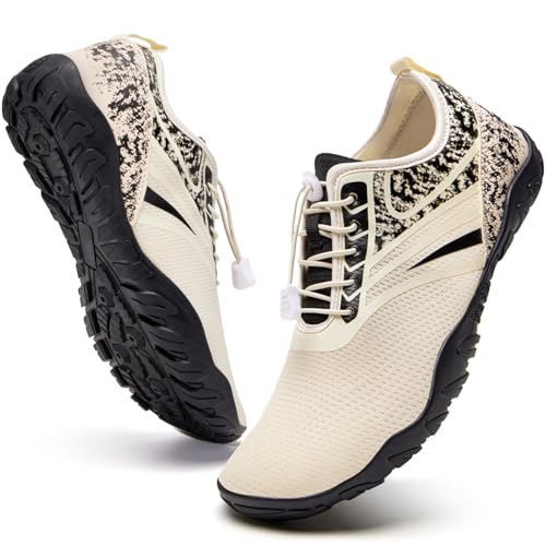 Image of WateLves Water Shoes Mens Womens Barefoot Beach Swim Shoes Quick-Dry Aqua Socks Pool Shoes for Surf Yoga Water Aerobics