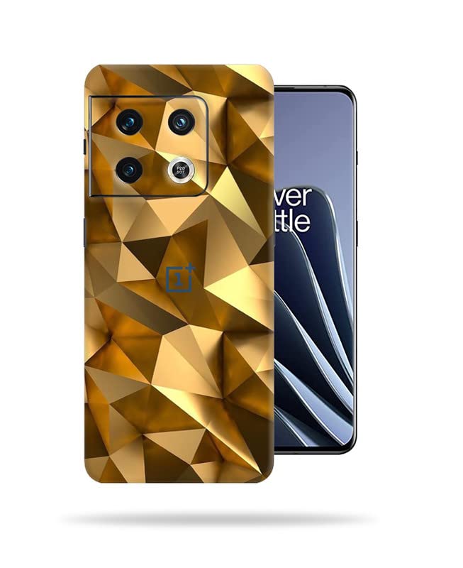 Image of Golden Poly Skin Back Protector Film Ultra Thin Scratch Resistant Vinyl (Not Case and Cover) for OnePlus 10 Pro 5G
