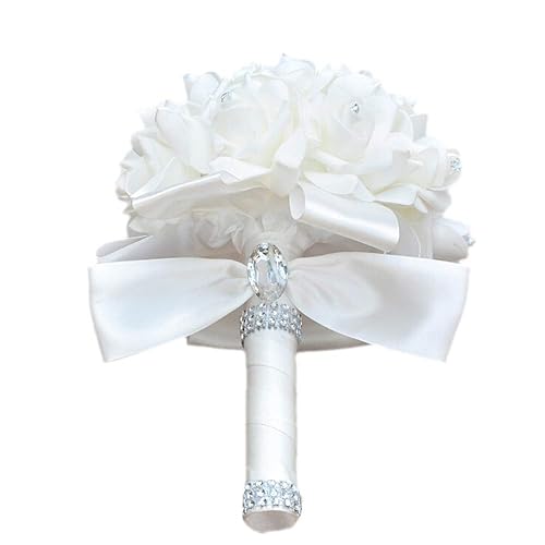 Wedding Bouquets for Bride, Wedding Bouquet Bridesmaid，Bridesmaid Holding Flowers for