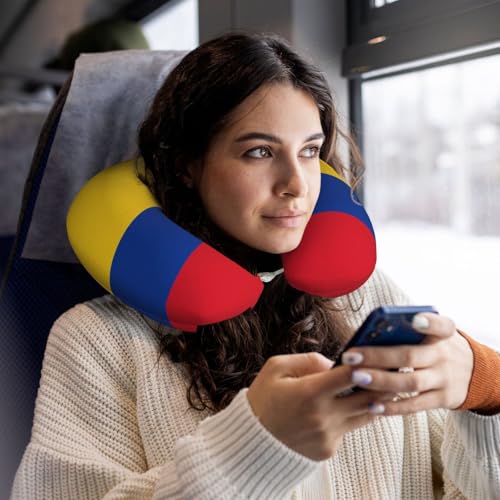 Almohada de viaje espuma memoria tamaño U cómoda miniatura 5