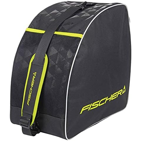 Ski Schuhtasche Fischer Alpine Eco Skischuhe Tasche Stiefel Boot Bag Ski Bootbag 2023, Z03222, Schwarz Cover