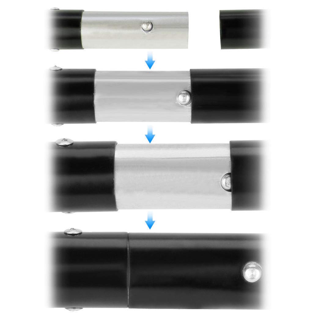 Bonnlo Soporte de Fondo para Fotografía 2 x 3 m, con 6 Pinzas Tipo Boca de Pez, 2 Sacos de Arena y Bolsa de Transporte, Ideal para Estudios Fotográficos