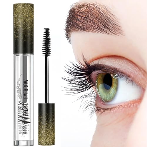 Clear Mascara for Eyelashes Eyebrow, Eyelash Primer Mascara for Sensitive Eyes, Waterproof Natural Long Lasting Lightweight Styling Makeup for Eyelash Hair Eyebrow