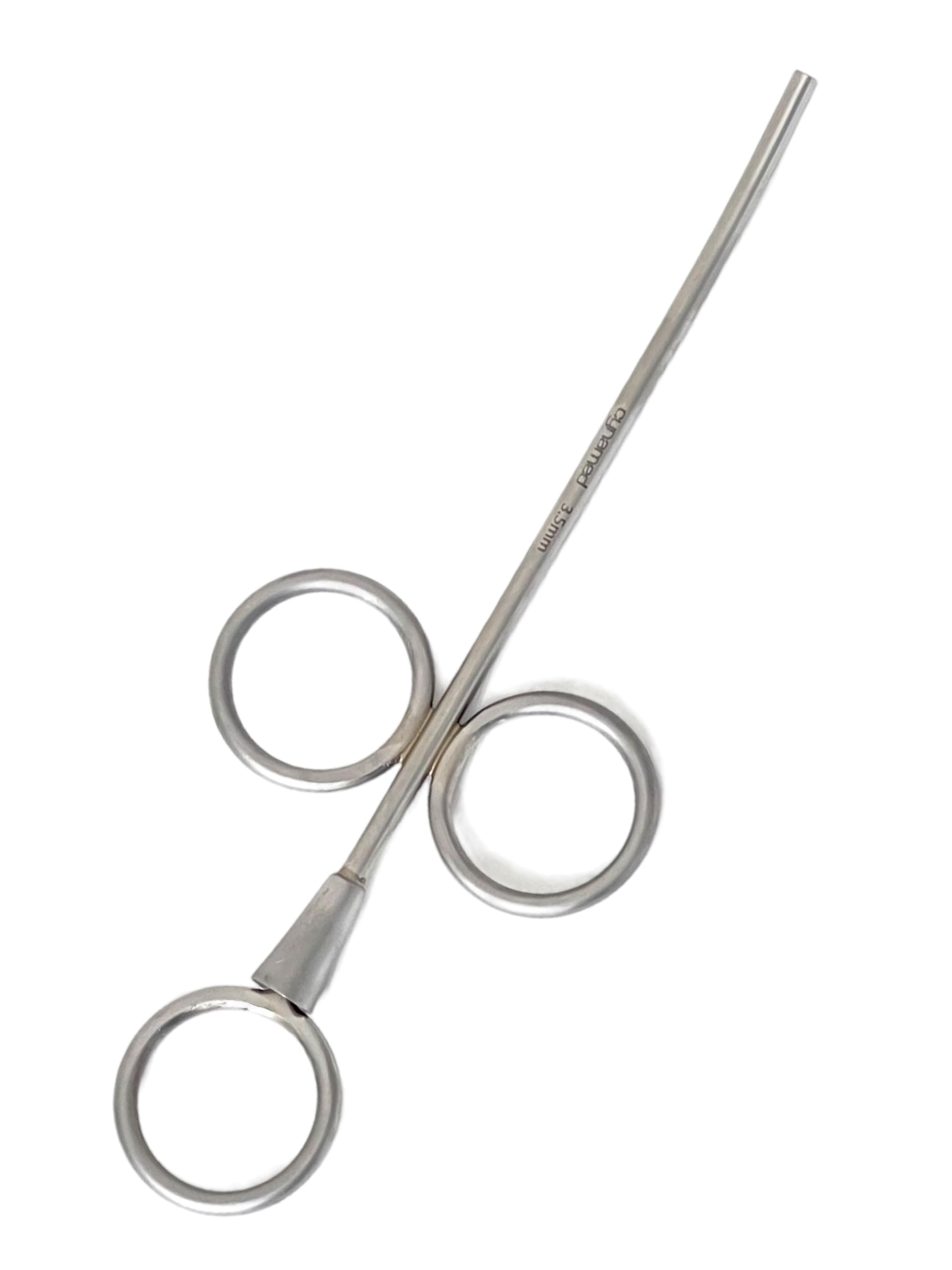 1 Piece - 3.5mm Bone Grafting Syringe, Sinus Lift Dental Implant Bone Graft Sample Syringe with 3 Finger Rings - German Stainless CE