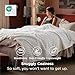 Bedsure GentleSoft Blankets Queen Size for Bed - Cozy Soft Sofa Couch Cover Blankets for Women, Cute Large Bedding Fleece Throws for Girls, Off White, 90x90 Inches