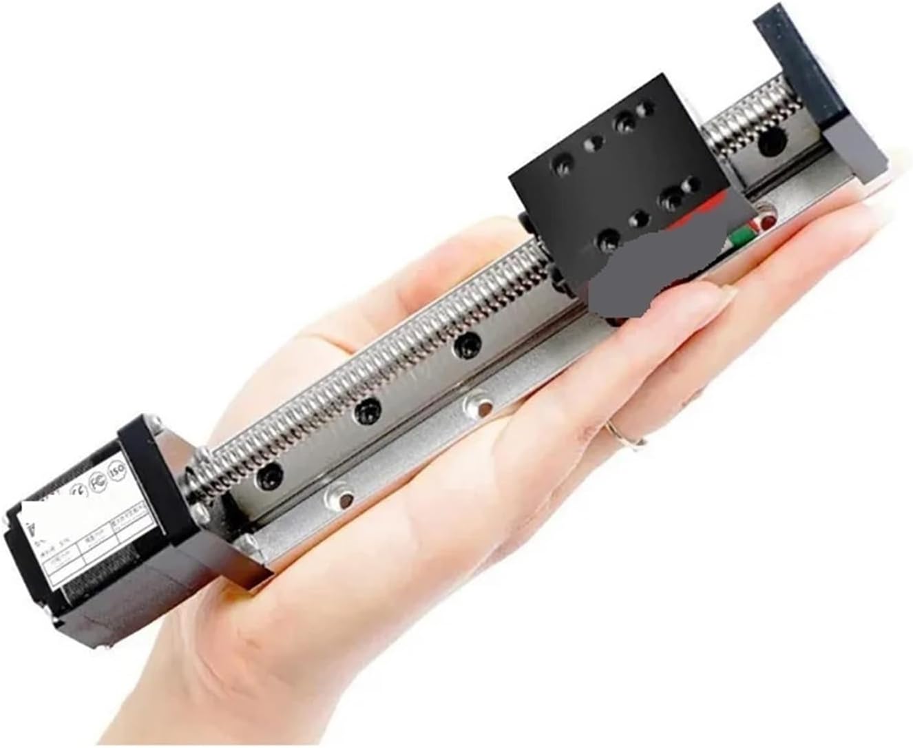 50~300mm Mini Linear Guide Rail XYZ Stage Ball Screw Actuator Linear Slide Motion Table with Nema 14 Stepper Motor(Tr8-12,50mm)