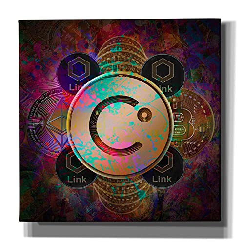 Epic Graffiti 'CEL Celsius Network Crypto Pyramid,' Canvas Wall Art, 12