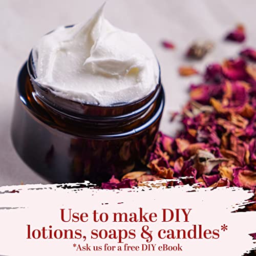 dried rose petals  edible food grade red petals for cooking and tea  suitable for soap making infused oils lipgloss bath bombs bath wedding confetti  4 oz by better shea butter