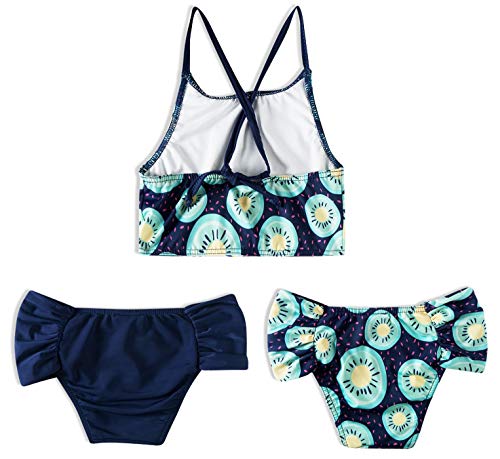 Top com Calcinha Praia Fruta Kiwi, TipTop, Kids Menina, Marinho, 4