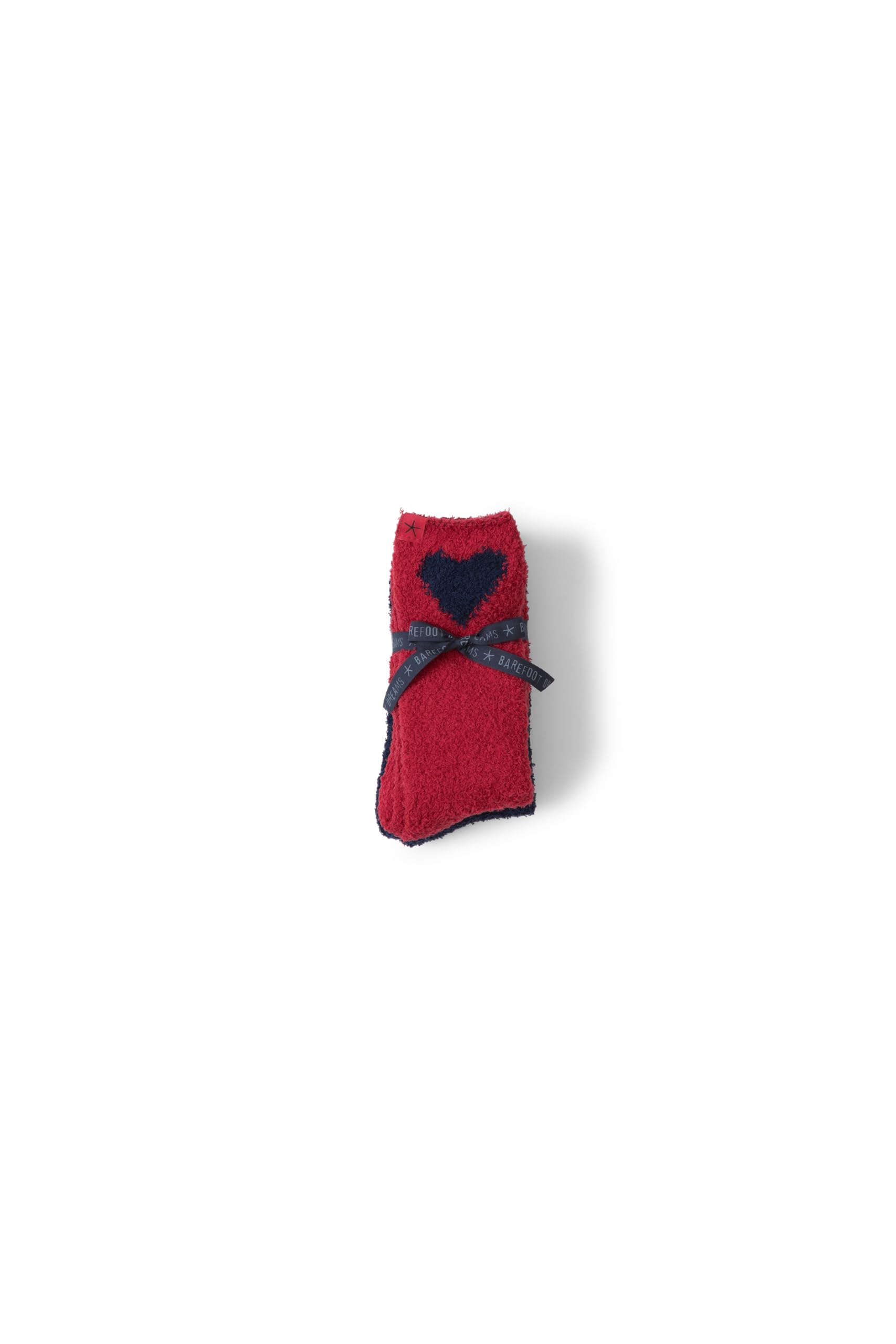Barefoot Dreams CozyChic - Juego de calcetines con estampado de corazón para mujer
