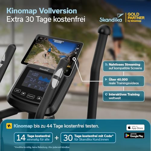 Cross trainer Skandika Fint P8-R pour sport en appartement