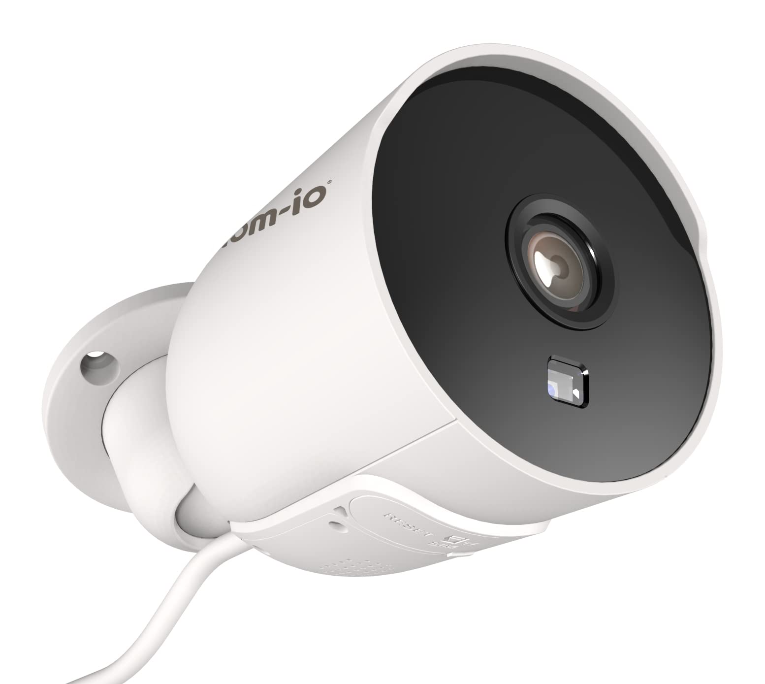 Hom-Io | Telecamera WiFi Esterno e Interno Bidirezionale, Videocamera di Sicurezza con Rilevamento Intelligente del Movimento, Modello OUTDOOR3 senza fili