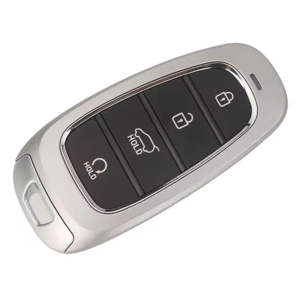 Clé complète avec électronique à programmer pour Santa Fe Tucson 434MHz 4 boutons - 3