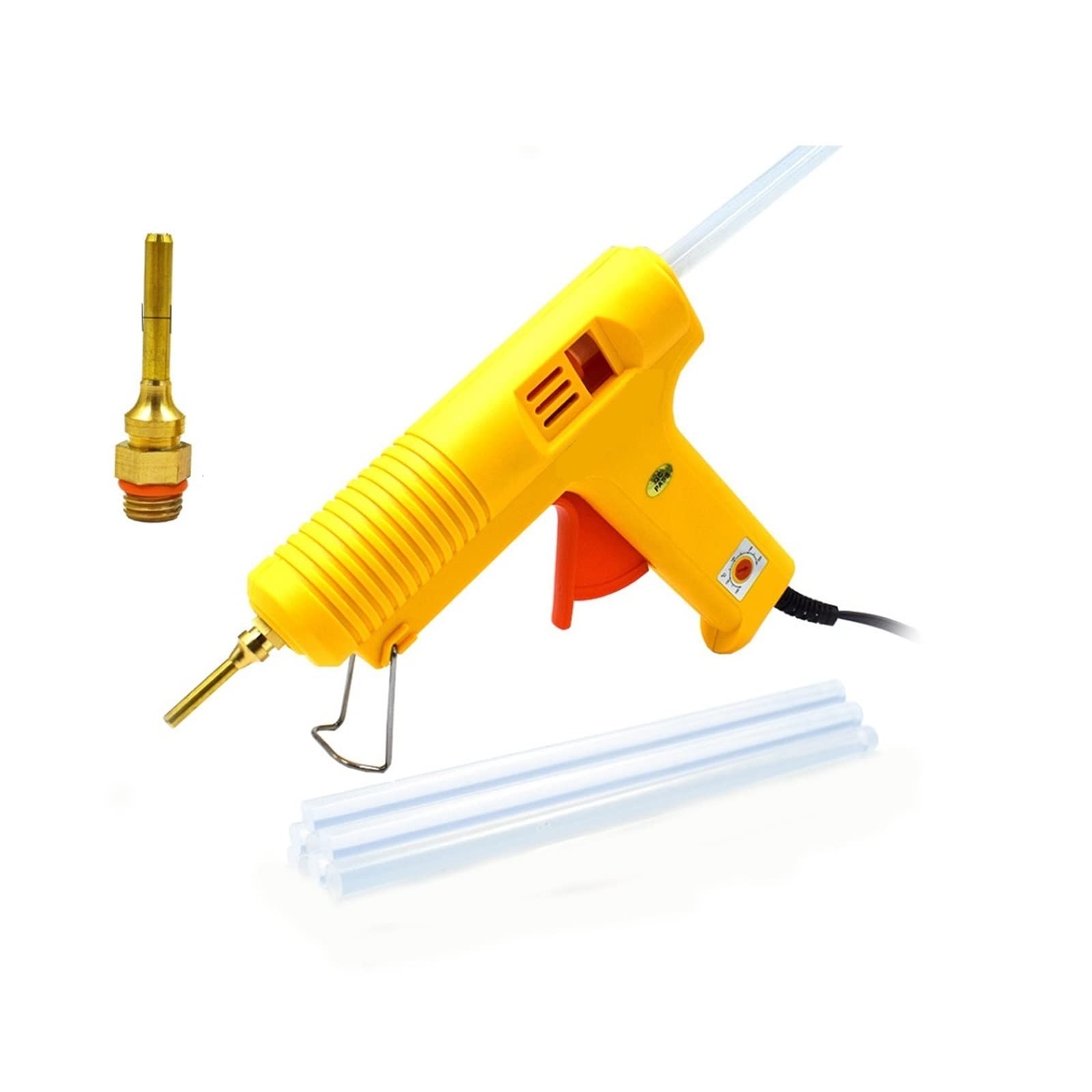 Yfdgd 4 Hot Melt Glue Gun 11Mm Stick Industrial Adjustable Temperature Guns Thermo Gluegun Heat Diy Tool Quick Reliable Flow Bonding(4)