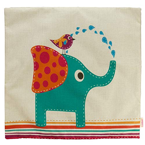 Luxbon, 3 federe per Cuscino Lombare con Elefante