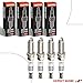 A-Premium Iridium Platinum Spark Plugs Compatible with Chevrolet Equinox 2018-2020, Malibu 2016-2020, Cruze 2016-2019 & GMC Terrain 2018-2020 & Buick Encore 2016-2019, 1.4L 1.5L 1.6L, Pack of 4