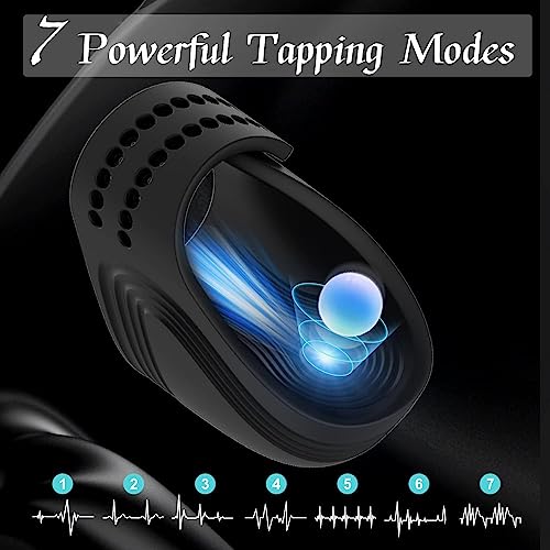 YcsLust Elektrische Penis Trainer Vibrator Masturbator mit 7 kraftvollen Vibrationen Einstellbare Größe Automatische Masturbator Cup,Eichelstimulator Penistrainer Sex Spielzeug für Männer Paare – Bild 3