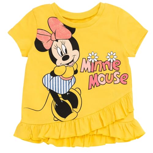 Image of Disney Mickey Mouse & Friends Girls' 2-Piece T-Shirt and Shorts Set for Baby & Kids