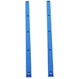 BESPORTBLE 2pcs Wear-Resistant Anti-Collision Skateboard Rails Sturdy Rib Bone Plastic Strips for and Skateboards Durable Protection for All Skill Levels