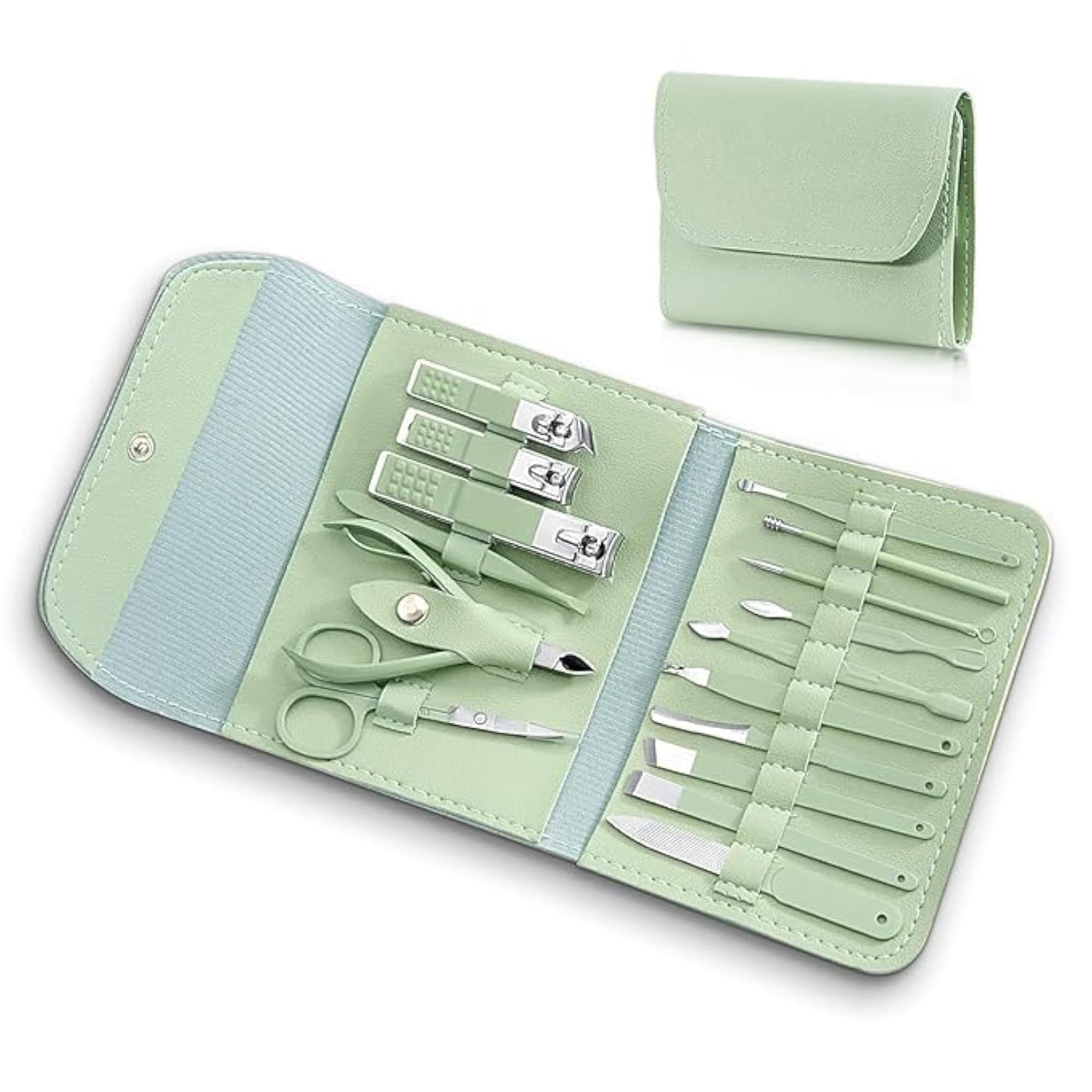 16 in 1 Nail Care Kit, Professional Manicure & Pedicure Tools