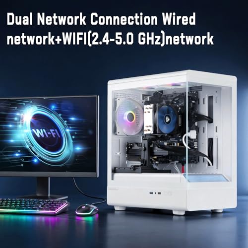 Image of GPVHOSO Prebuilt Gaming PC Desktop, Intel Core i7-4770, GTX 1050 Ti 4GB
