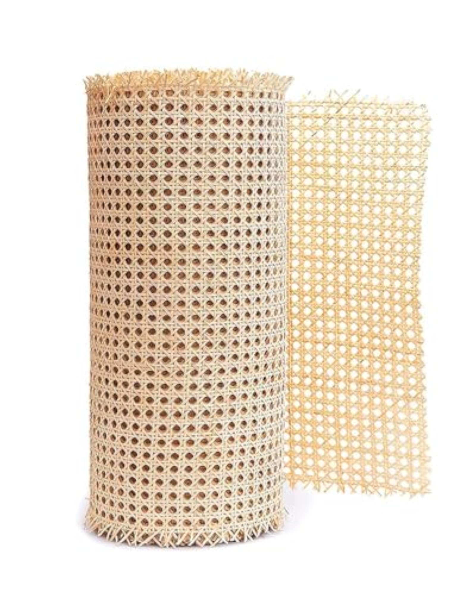 Natural Rattan Webbing for Caning Projects, 16" Width