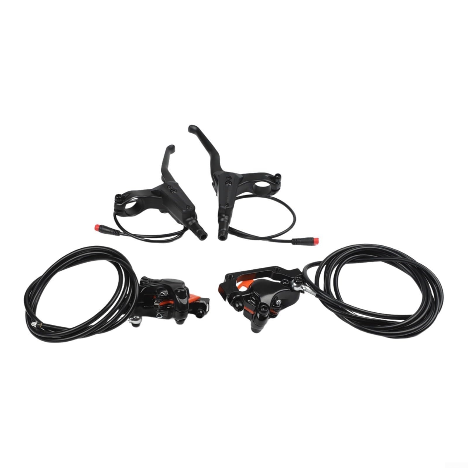 1 Conjunto de freno de disco hidráulico con sensor para NUTT AD-5 para KUKIRIN G4 Max E-Bike Scooter Control Preciso Metal Build Negro