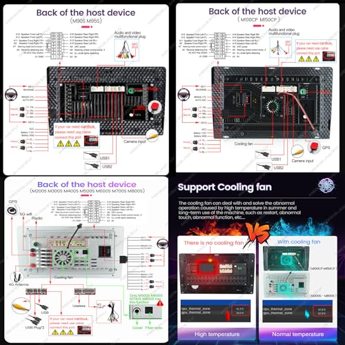 Estéreo de coche Android 13 con pantalla táctil de 9 pulgadas e interfaz IPS fluida 7