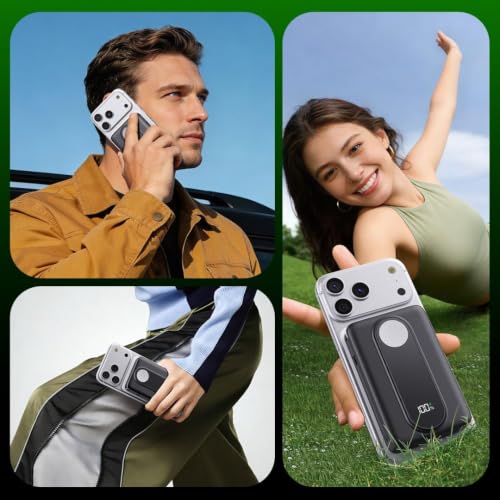 Magnetic Portable Charger 10000mAh, Power Bank with Built in Cable Watch - image 5