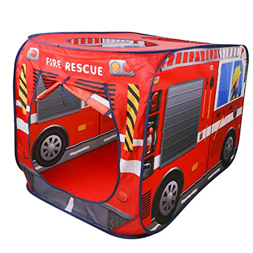 Colcolo Playhouse Pliable de Tente de Jeu d'enfants Sautent Extérieur D'intérieur de Tentes de Voiture, Pompiers