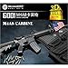 Microworld 3D Metal Puzzle 21CM M4A8 Carbine Gun Weapon Building Model G001-G DIY 3D Laser Cut Assemble Jigsaw Toys - Gold