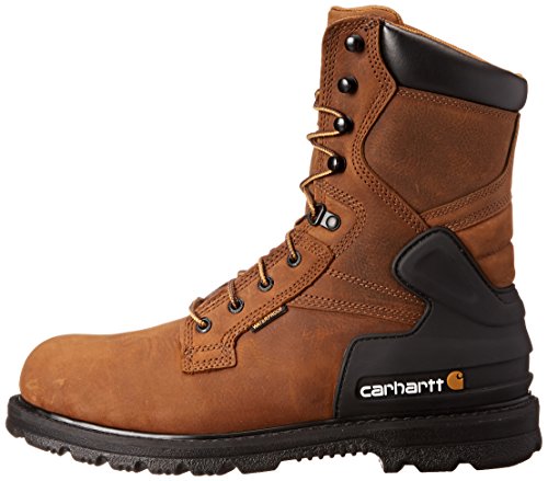 Carhartt Men's CMW8100 8 Non Safety Toe Work Boot, Bison Brown Oil Tan, 8.5 M US