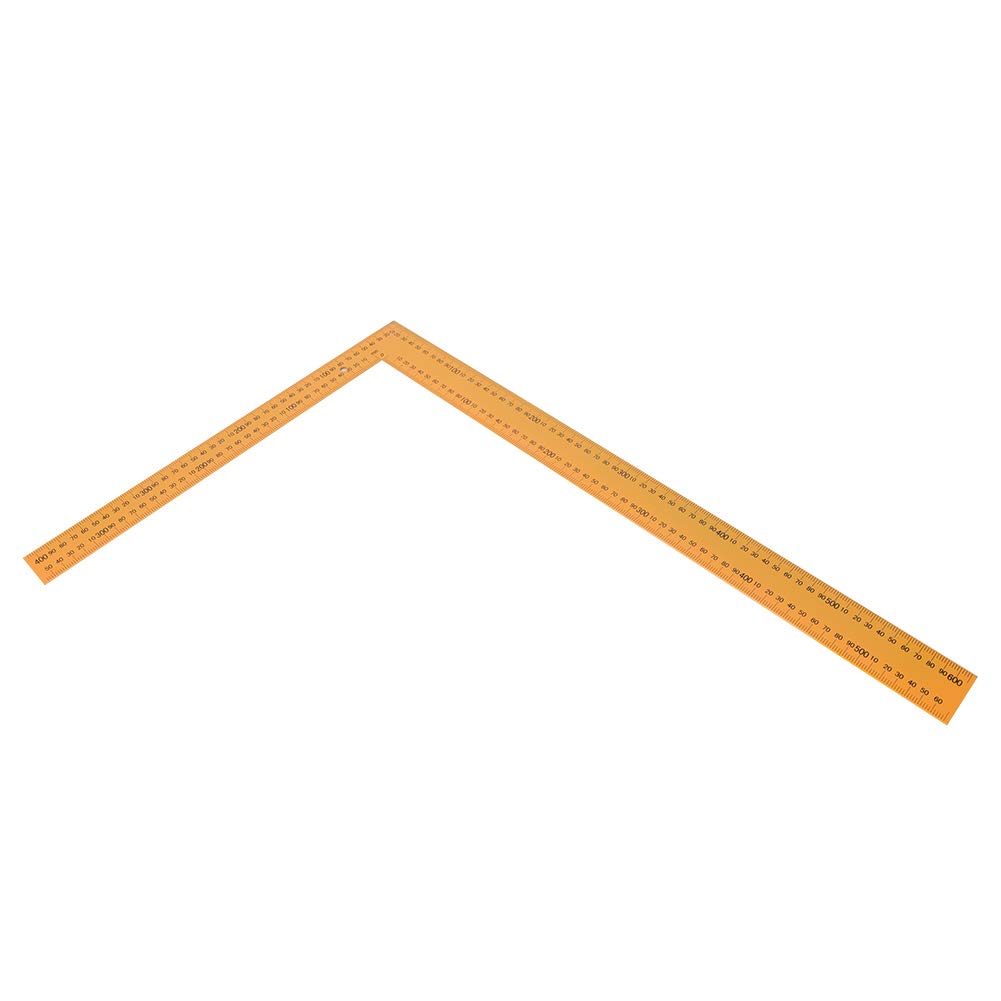 Telaio quadrato, Righello quadrato ad angolo retto Righello quadrato di precisione Strumenti per la lavorazione del legno Righello multifunzione in alluminio Righello a forma di L per falegnameria,