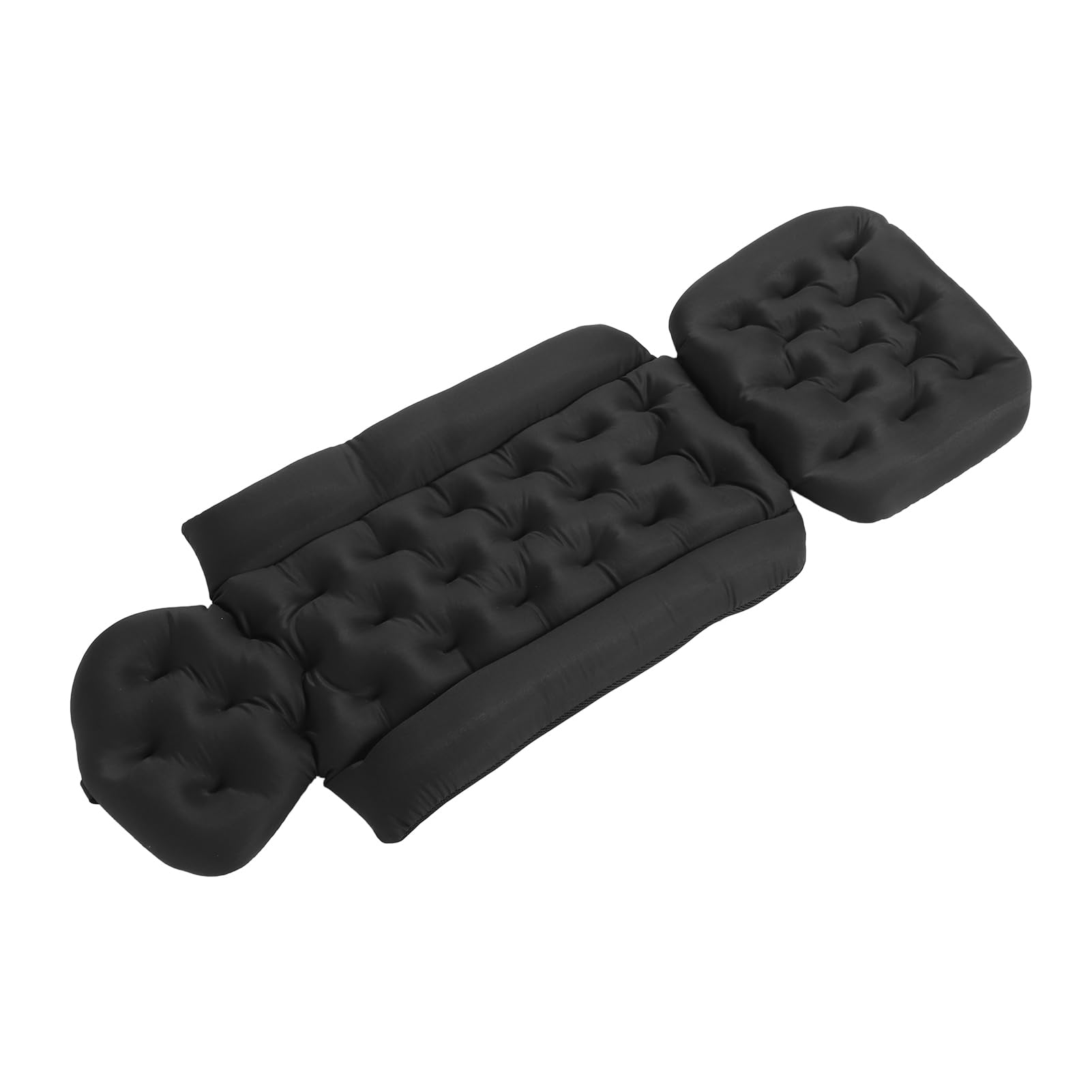 Almohada de Baño Acolchada de Cuerpo Completo para una Máxima Relajación en la Bañera, con Soporte para Cabeza, Cuello y Hombros, para una Experiencia de Baño de SPA (Negra)