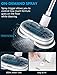 Electric Mop, Cordless Electric Spin Mop, Hardwood Floor Cleaner with Built-in 300ml Water Tank, Polisher with Led Headlight and Sprayer, Scrubber for Hard Floor & Tile, Powerful Cleaner and Waxing