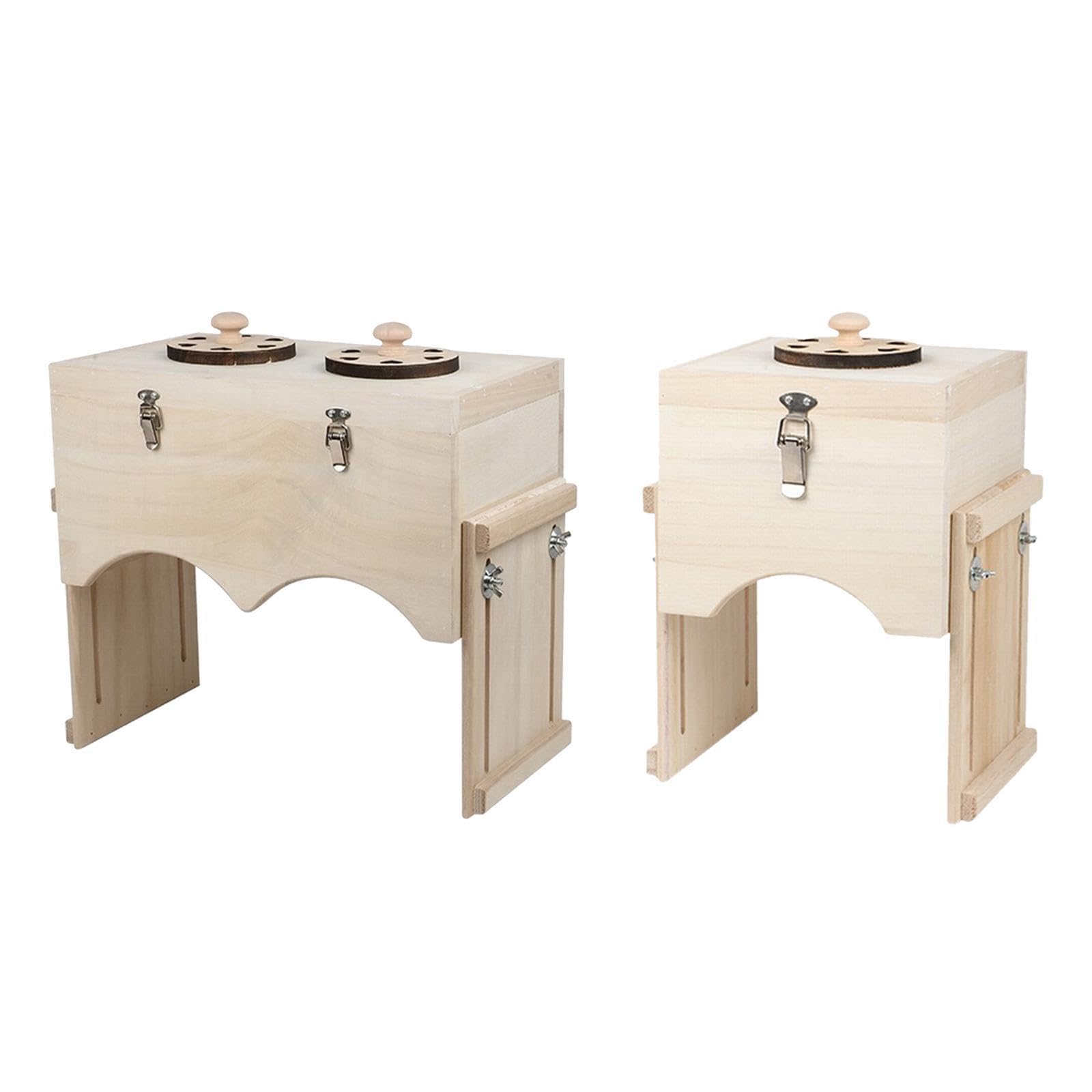 Amagogo Scatola per, bruciatore per, strumento per ustioni, regalo in legno per agopuntori, comodo ed ergonomico, strumento, L