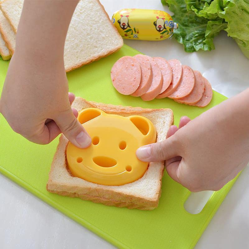 Amazon｜mecaponn 食パン 型抜き クマさん サンドイッチ クマ形 お弁当 