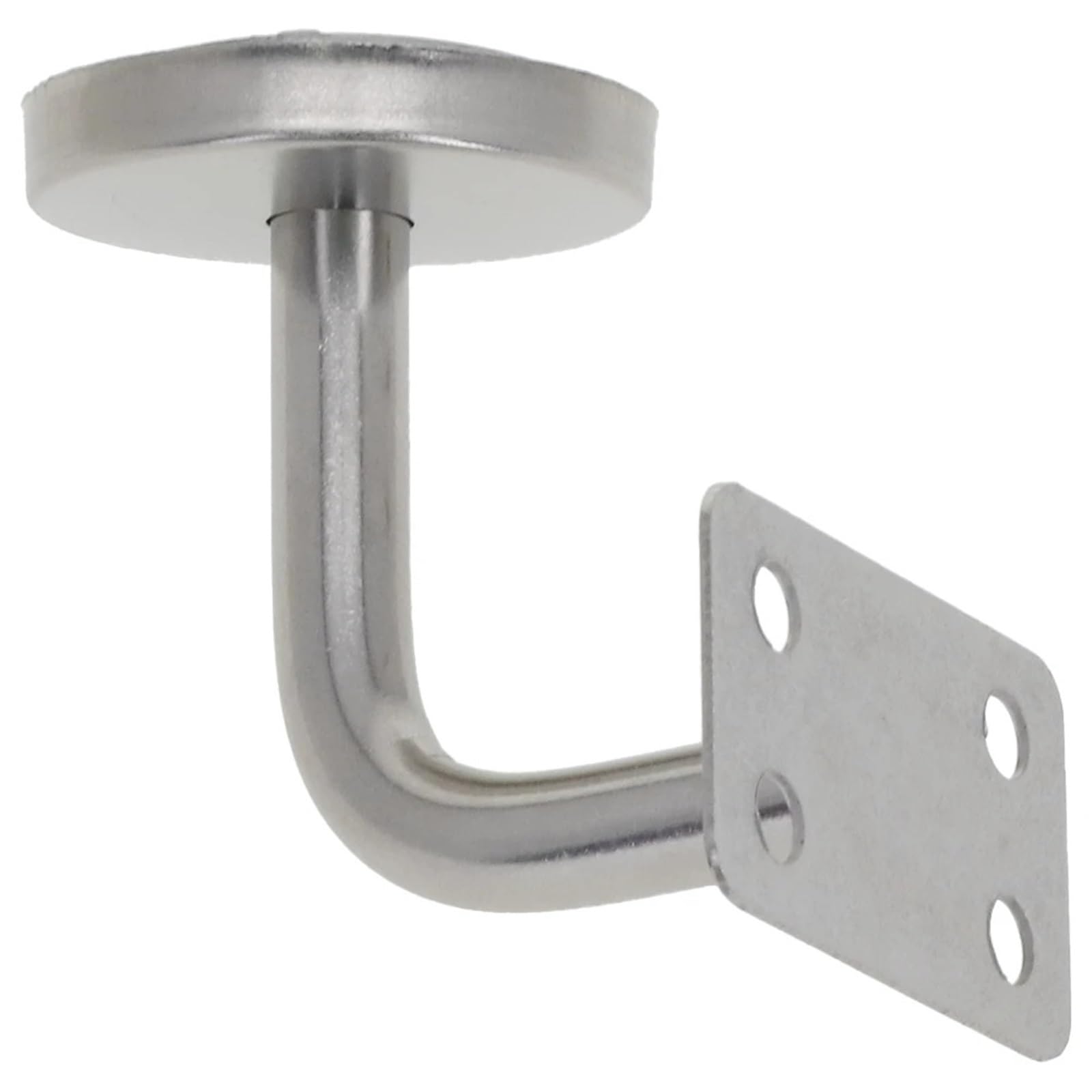 Banister Rail Brackets Handrail Bracket Bannister Wall Support Hand Rail Balustrade Mopstick Glass Stair Mounted Strong 50 Mm X 60(Flat Support)
