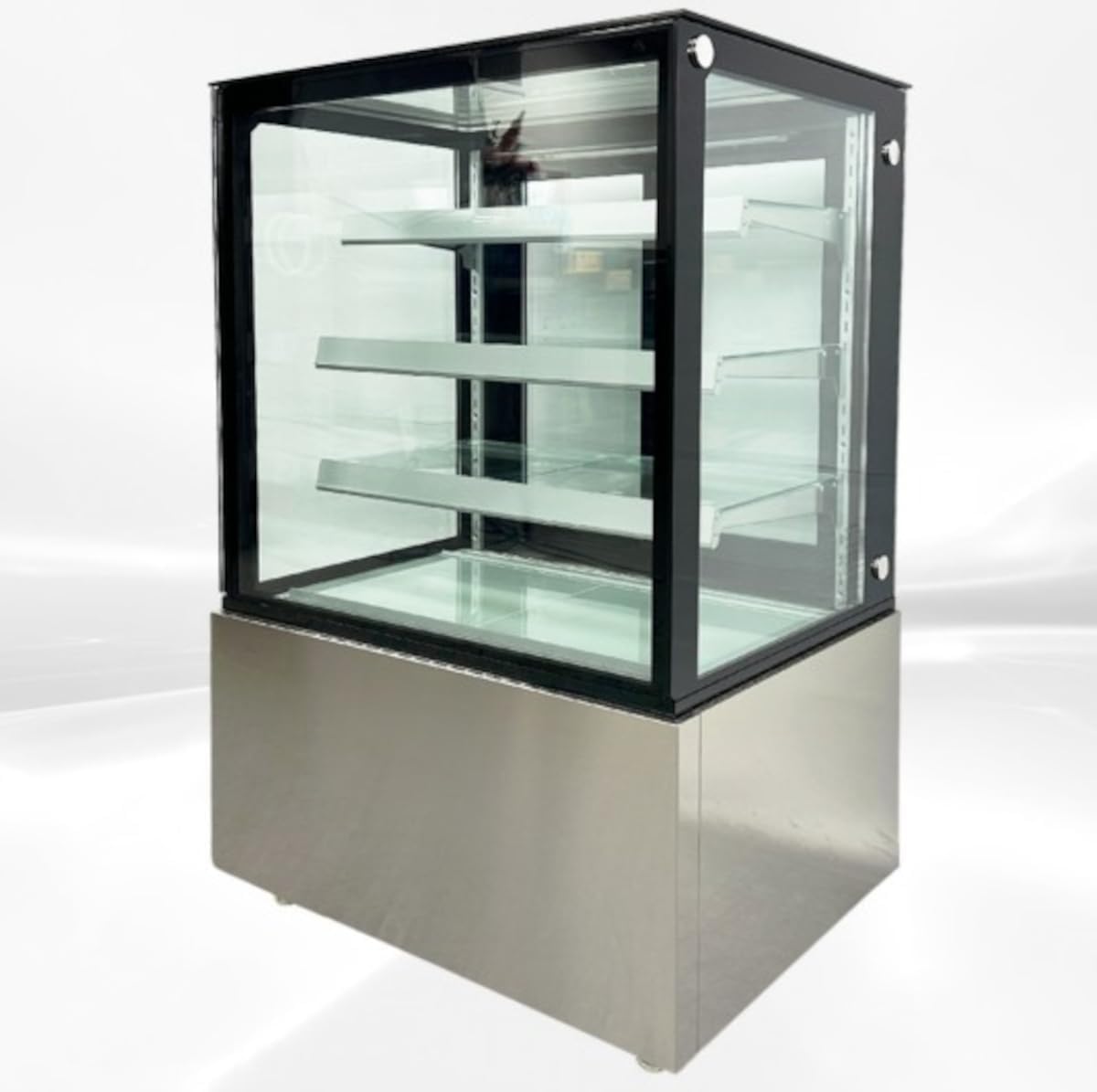 Refrigerated Bakery Display Cooler Case for Pastry Deli Upright 36" Wide Cooler Glass Display Curve Case Refrigerator-Commercial NSF UL ETL CW-271