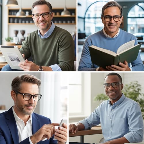 Image of Reading Glasses for Women Men, Eyeglasses, Blue Light Readers for Men Women