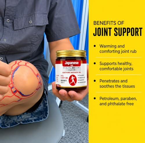 Image of Pack of 2 Japanese Instant Pain Relief Soothing Massage Gel | Fast-Acting Muscle & Joint Comfort | With Mugwort Oil, Camphor & Lactic Acid | Relief for Back, Neck, Shoulders & Knees (2 Pcss Gel)