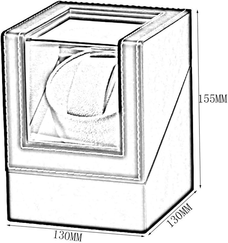 FENOKD Automatic Watch Winder Watch Winder Shake Table Device Watch Shaker Single Table Mini 1 Table Home Storage Box Electric Winding Mechanical Watch Autom