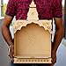 eSplanade DIY MDF Temple Puja Mandir Temple for Home Shop Office | Build Your Own Mandir | Pooja Articles