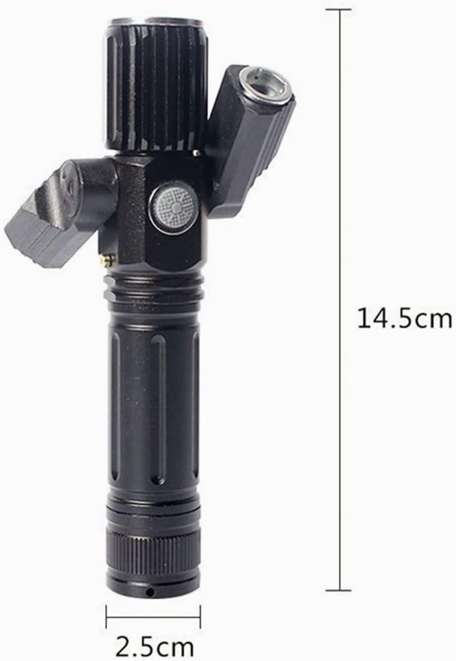 Lampe de poche pour vélo avec 3 lumières LED réglables, lampe avant et arrière étanche, lumière d'avertissement de sécurité pour vélo