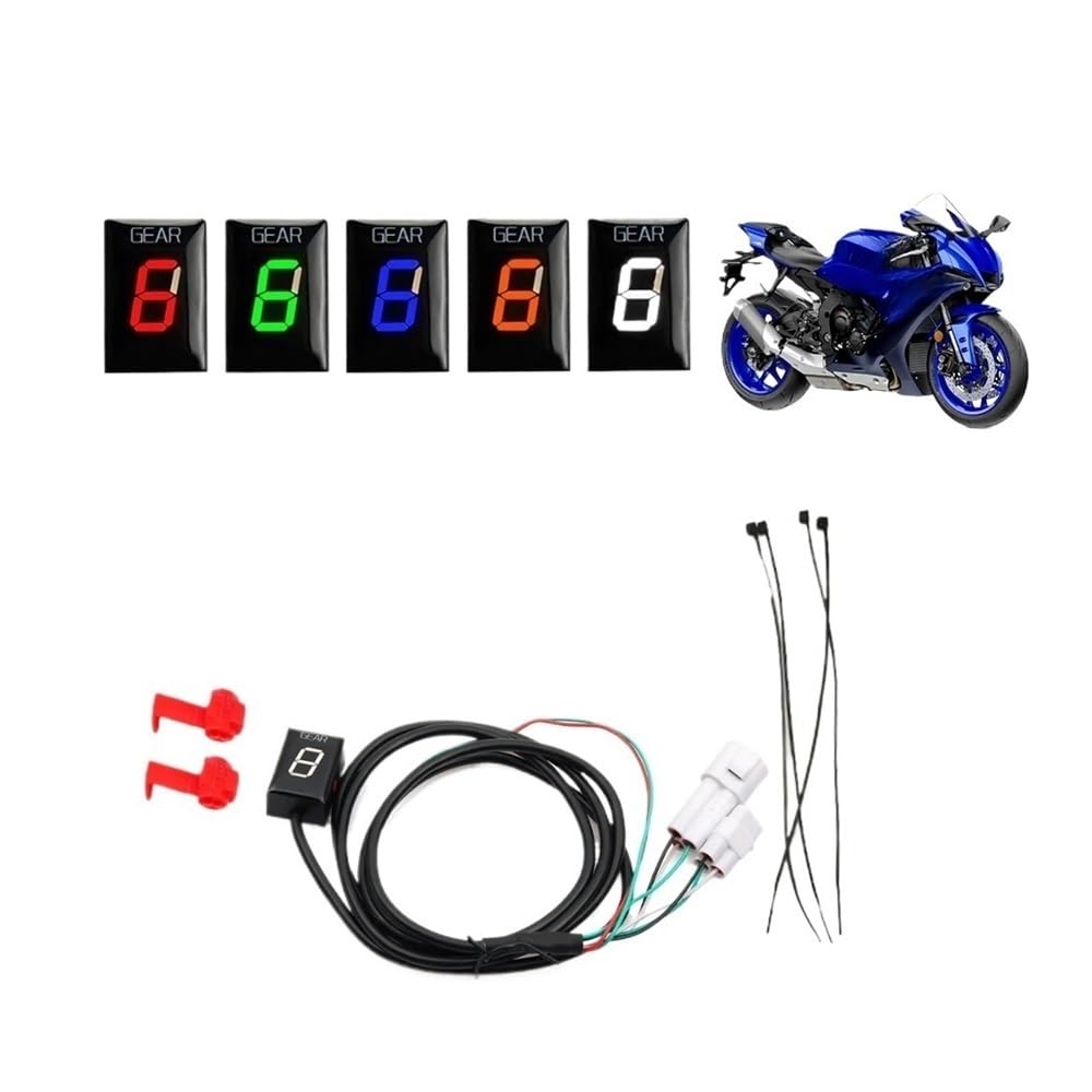 indicateur de rapport engagé moto Indicateur De Pour YZF-R1 YZF R1 YZFR1 2001-2004 2005 2006 2007 2008 Accessoires Moto Compteur D'affichage À 6 Niveaux