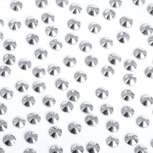 Image of Bymitel Hotfix Crystal Rhinestones Round Gems Iron on DIY Jewelry Making Flat Back for Crafts,Labrdor, 2.8mm(SS10 /2880pcs)