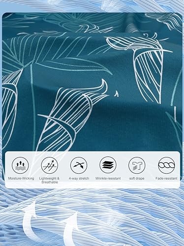 Men's Hawaiian Shirt Short Sleeve Tropical Button Down Stretch Wrinkle Free Casual Beach Vacation Summer Shirt 6