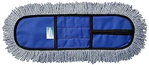 Livronic Wet and Dry Mop Refill Pads for 24 inch mop only | Easy to Use Floor Cleaning | Home | Office | Hotels | Hospitals | Fit for 24inch mop only (Blue) (Pack of 1) (24 Inch Refill 1 Pcs)
