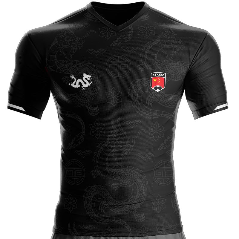 Camiseta China CH-86 Fútbol Bandera China S